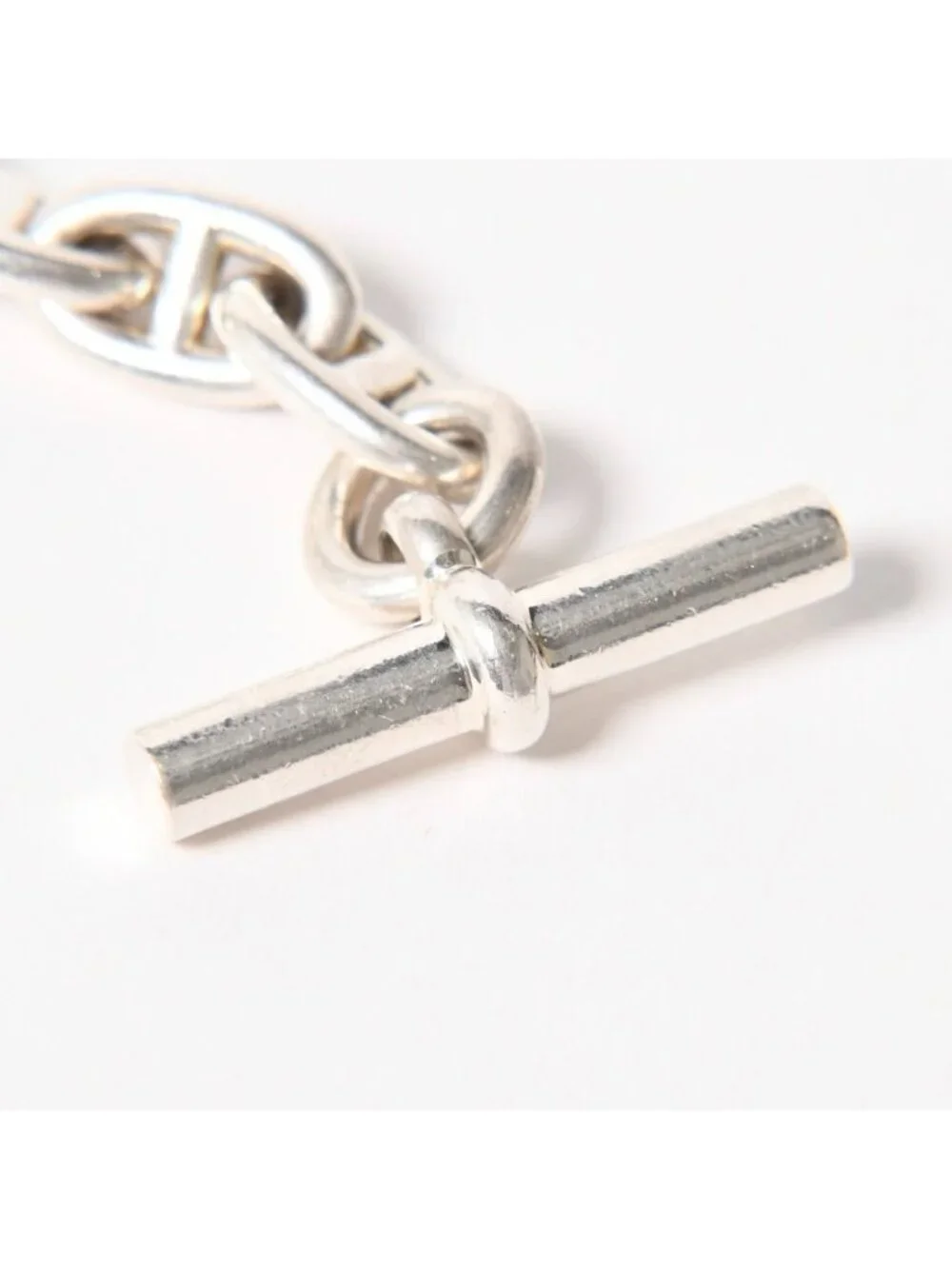 Hermes Chaine D'ancre MM Bracelet 15 Links 925 Sterling Silver